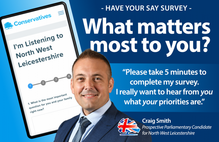 What matters most to you? Please take my survey to let me hear from you.